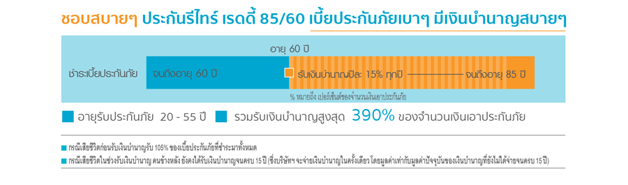 รีไทร์ เรดดี้ 85/60