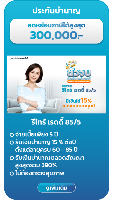 รีไทร์ เรดดี้ 85/5