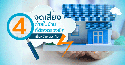 4 จุดเสี่ยงภายในบ้านที่ต้องดูแล เมื่อหน้าฝน 2566 มาถึง