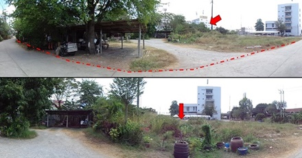 แปลงที่ดินหลังสาขาไทยสมุทร